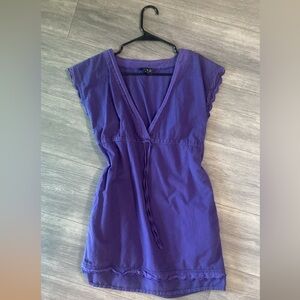 Volcom purple size XS y2k blouse shirt 🍇